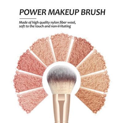 Soft bristle MAANGE 7pcs makeup brush set for flawless blending of foundation, blush & concealer. Shop premium beauty tools at Frost Glow Cosmetics.