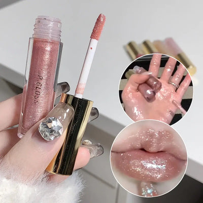 Frost Glow Cosmetics Lip Gloss hydrates, plumps & adds dazzling shine. Moisturizing oil glaze for smooth, pouty, sparkling lips.
