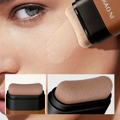 DIAO NI Concealer for cover blemishes with an image of a model showcasing its application on skin.