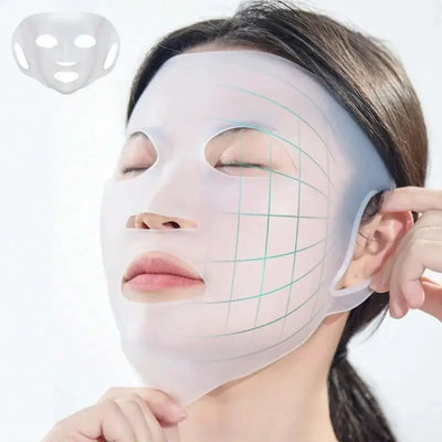 Frost Glow Cosmetics 100pcs facial mask paper sheets are unscented, hydrating & moisture-retentive DIY skincare wraps for soft skin.