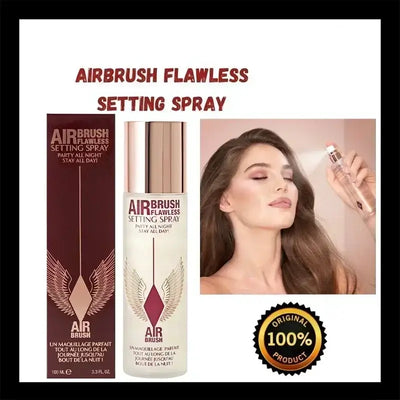 Frost Glow Cosmetics 100ml makeup setting spray. Hydrating, oil-control, waterproof mist for a natural matte, long-lasting finish.