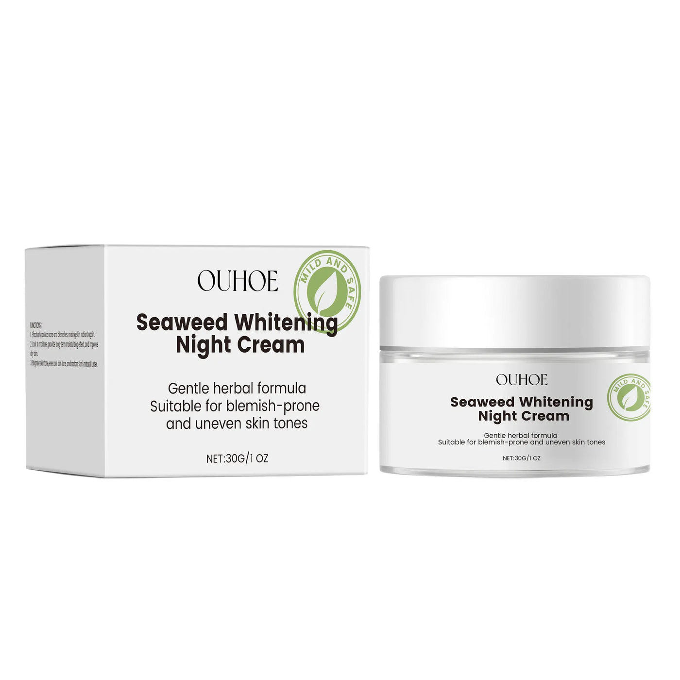 Frost Glow Cosmetics nourishing night cream hydrates, whitens & brightens while repairing skin overnight for radiant, youthful glow.