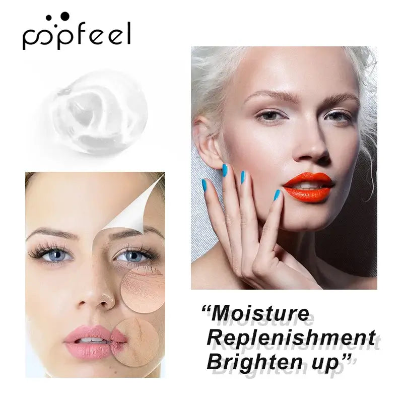 Frost Glow Cosmetics POPFEEL silky hydrating primer. Brightening, moisturizing, oil-control base for flawless, long-lasting makeup.