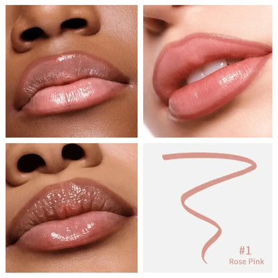 Frost Glow Cosmetics waterproof peel-off lip liner & tattoo gloss. Long-lasting matte lip tint for bold contour & smudge-proof lips.
