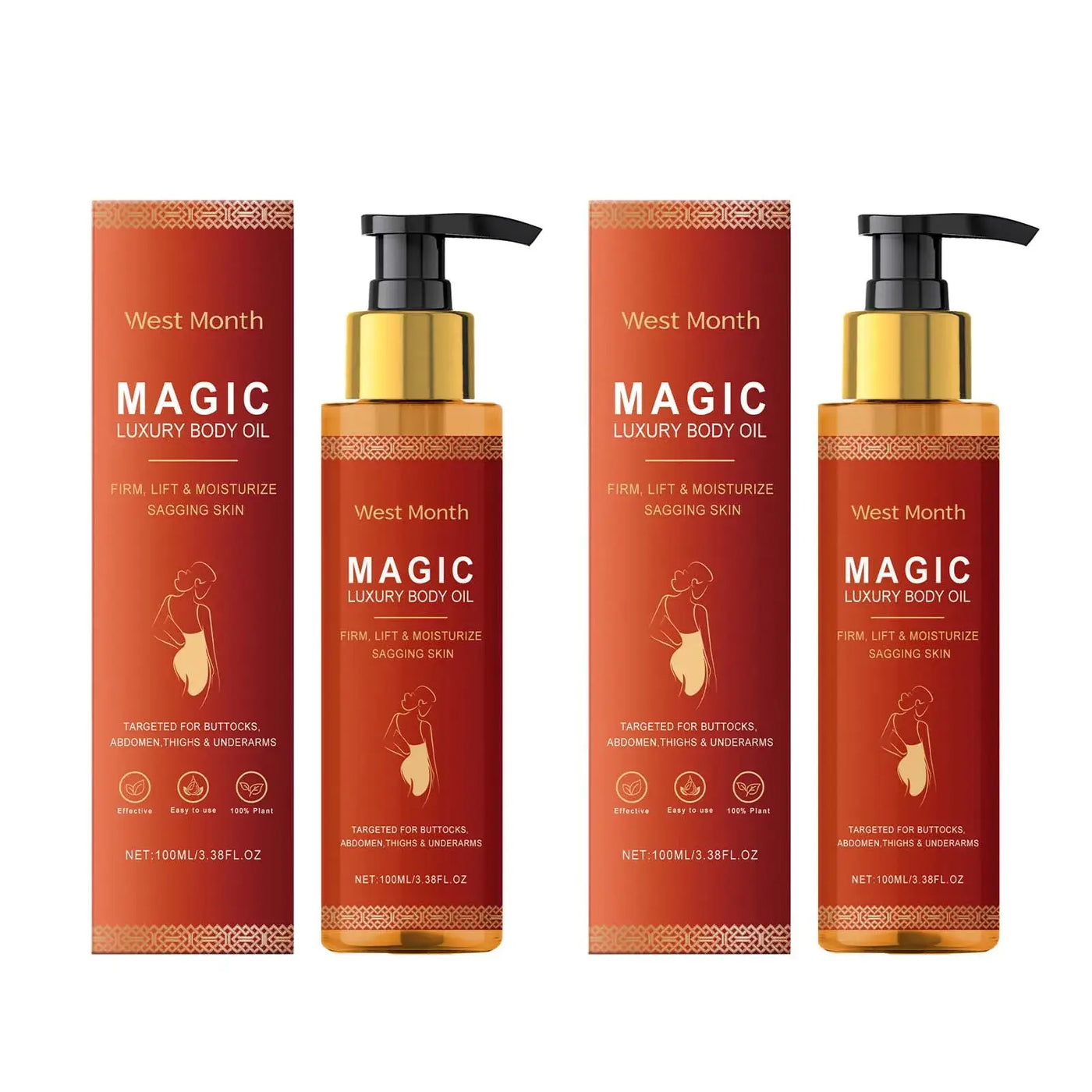 Luxury body oil that firms, smooths & fades fine lines. Deeply moisturizing, brightening & rejuvenating for radiant skin.