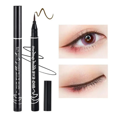 Frost Glow Cosmetics colorful liquid eyeliner pens. Waterproof, matte, easy-to-wear in blue, red, green, white, gold & brown shades.