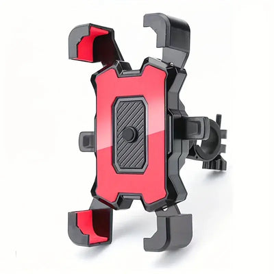 Frost Glow Cosmetics adjustable bike & motorcycle phone holder. 360° rotatable GPS mount, cycling accessories for sports & travel.
