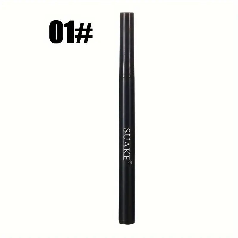 Frost Glow Cosmetics quick-dry eyeliner pen. Waterproof, anti-smudge, long-lasting matte eye liner for smooth, precise makeup looks.