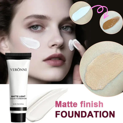 Frost Glow Cosmetics white liquid foundation delivers full coverage, oil control & long-lasting wear for cosplay, Halloween & stage makeup.
