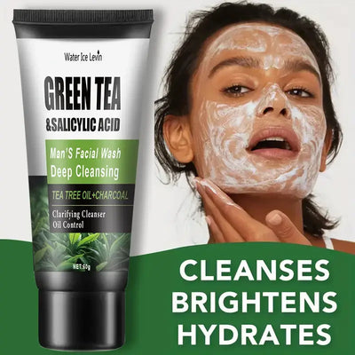 Frost Glow Cosmetics salicylic acid cleanser 60g with tea tree & turmeric extracts. Gently cleanses, moisturizes & refreshes skin.