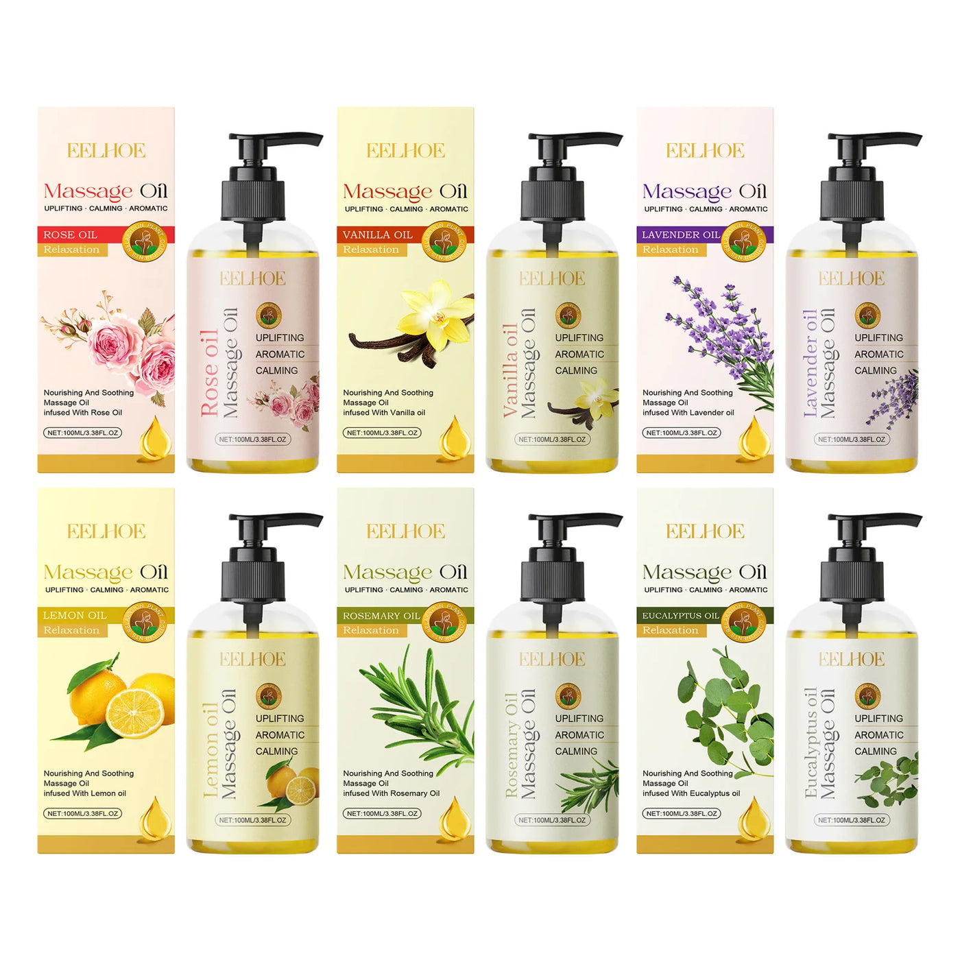 Relaxing body oil that relieves muscle soreness & fatigue. Moisturizing, firming & nourishing for smooth, radiant skin.
