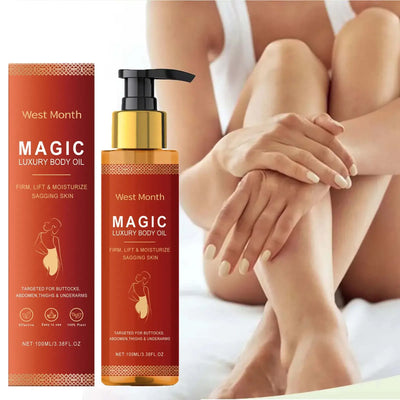 Luxury body oil that firms, smooths & fades fine lines. Deeply moisturizing, brightening & rejuvenating for radiant skin.