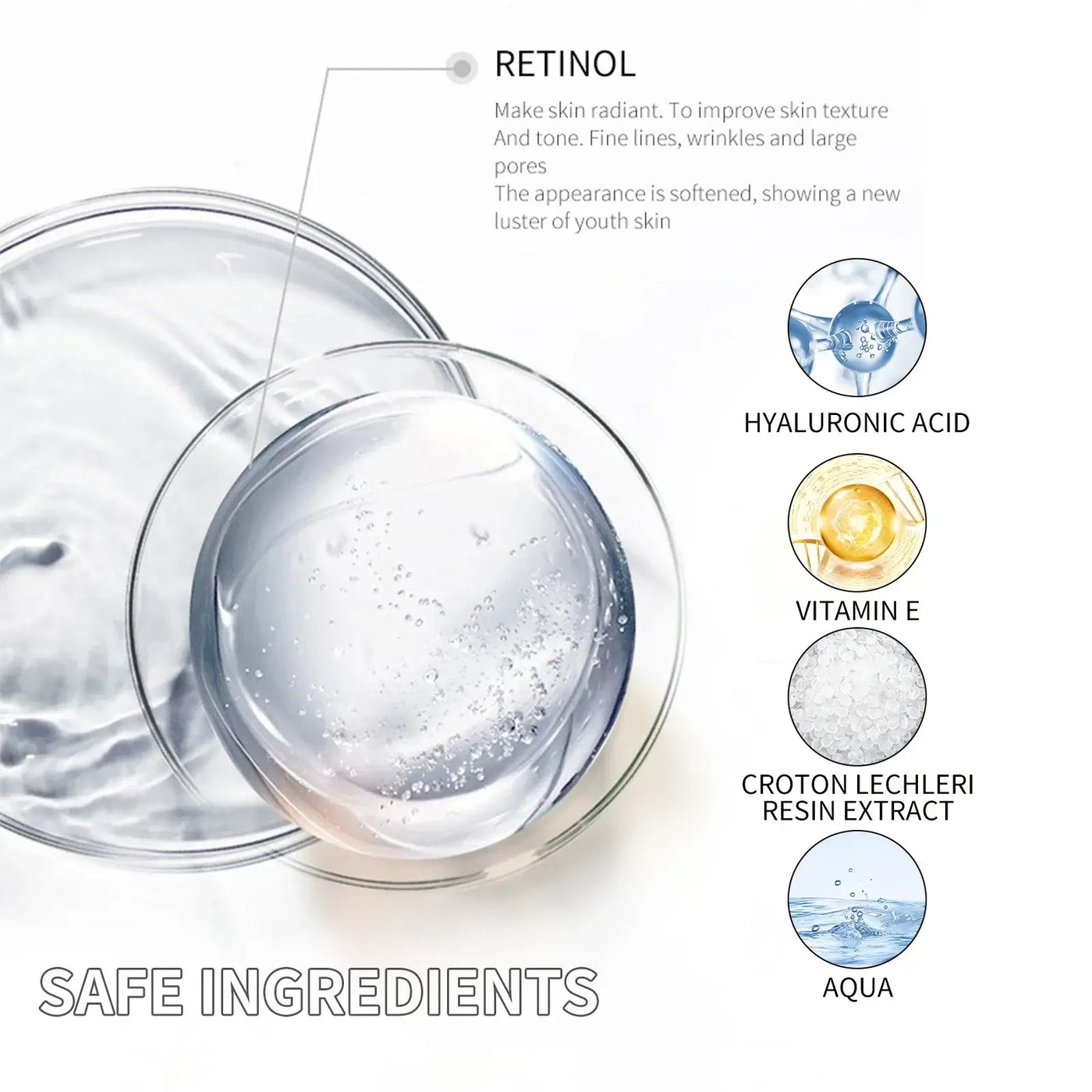 Frost Glow Cosmetics retinol night cream firms skin, reduces wrinkles & fine lines. Hydrating 50g anti-aging moisturizer with vitamin E.