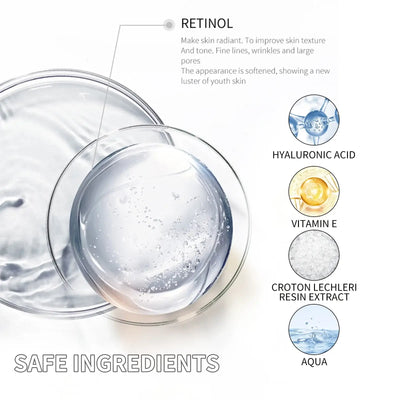 Frost Glow Cosmetics retinol night cream firms skin, reduces wrinkles & fine lines. Hydrating 50g anti-aging moisturizer with vitamin E.