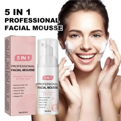 Frost Glow Cosmetics foaming facial cleanser deeply cleanses, controls oil & removes blackheads while keeping skin soft & hydrated.