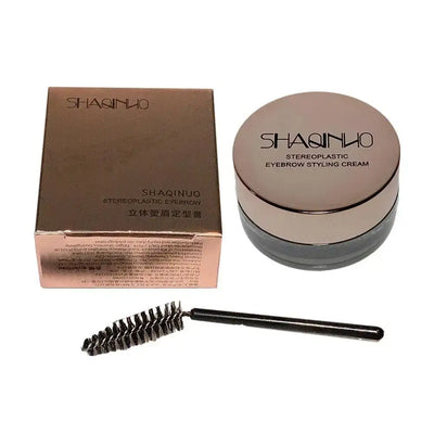 Frost Glow Cosmetics 3D eyebrow styling gel. Waterproof, transparent, quick-dry wax for long-lasting brow lift & natural enhancement.