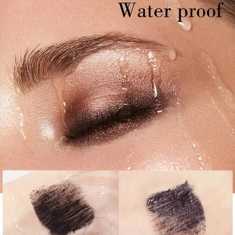 Frost Glow Cosmetics 5D mascara. Extreme volume, waterproof, long-lasting lash thickening & curling for bold natural eyelash extensions.