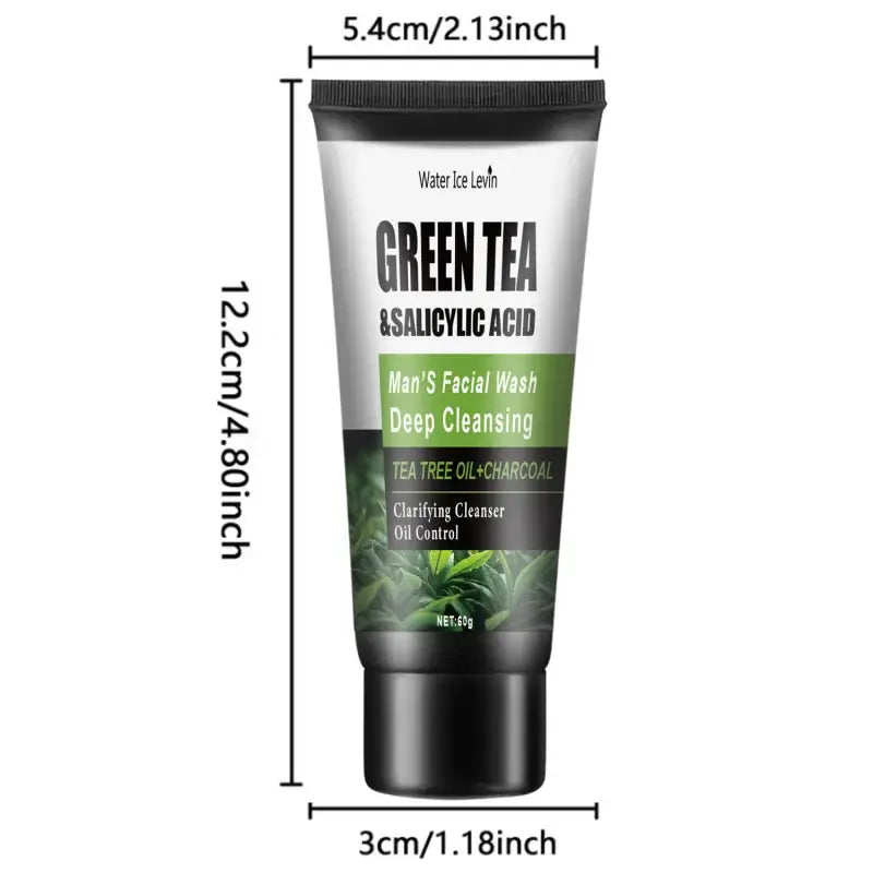 Frost Glow Cosmetics salicylic acid cleanser 60g with tea tree & turmeric extracts. Gently cleanses, moisturizes & refreshes skin.
