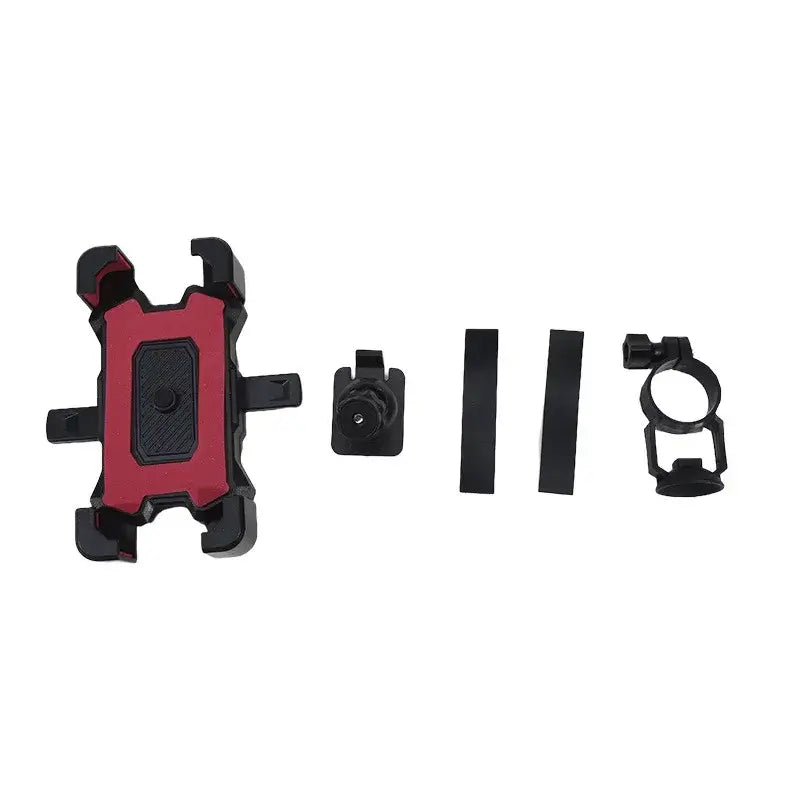 Frost Glow Cosmetics adjustable bike & motorcycle phone holder. 360° rotatable GPS mount, cycling accessories for sports & travel.