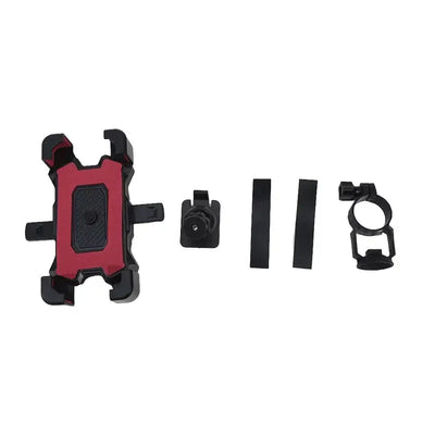 Frost Glow Cosmetics adjustable bike & motorcycle phone holder. 360° rotatable GPS mount, cycling accessories for sports & travel.