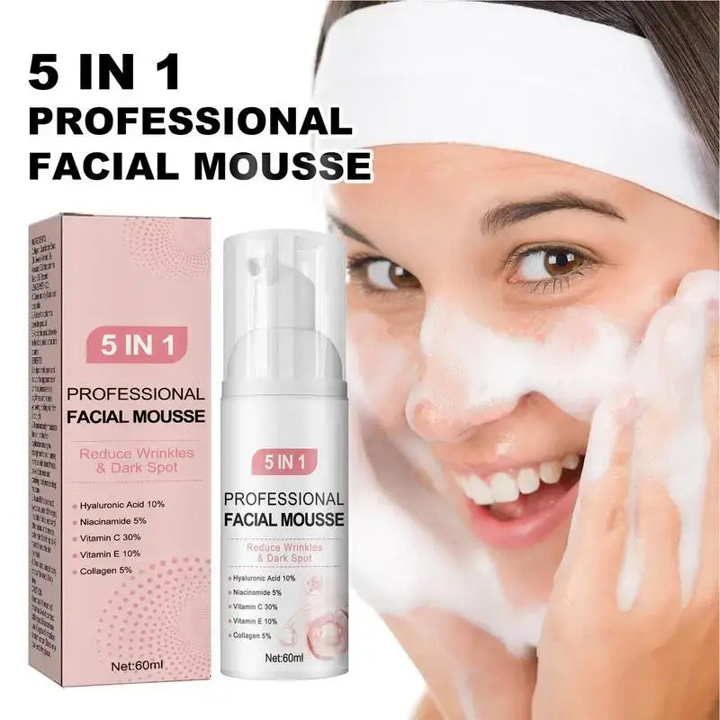 Frost Glow Cosmetics foaming facial cleanser deeply cleanses, controls oil & removes blackheads while keeping skin soft & hydrated.