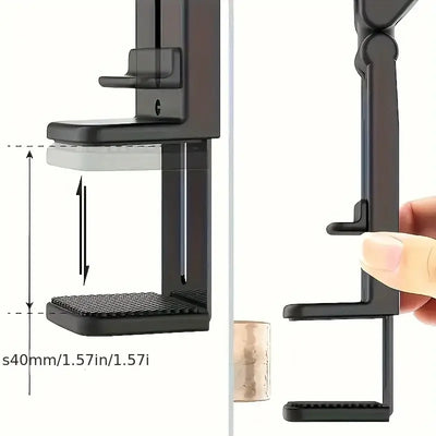 Frost Glow Cosmetics phone holder for car & tabletop use. Hands-free viewing, travel-friendly, ideal plane travel accessory gift.