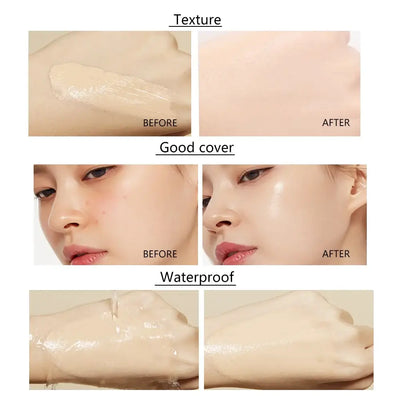 Frost Glow Cosmetics liquid foundation conceals blemishes, covers flaws naturally & delivers a smooth, non-sticky, flawless complexion.