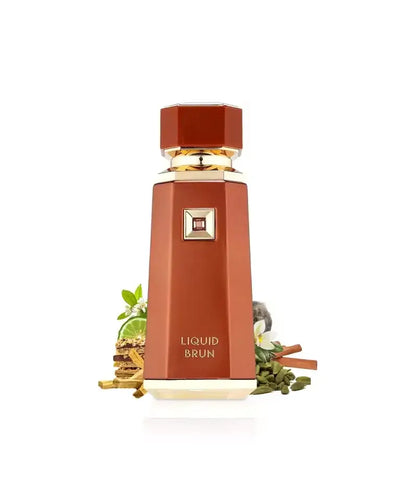Opulent, long-lasting fragrance with woody intensity. A luxury 100ml Eau De Parfum in a gold-trimmed, gem-accented design.