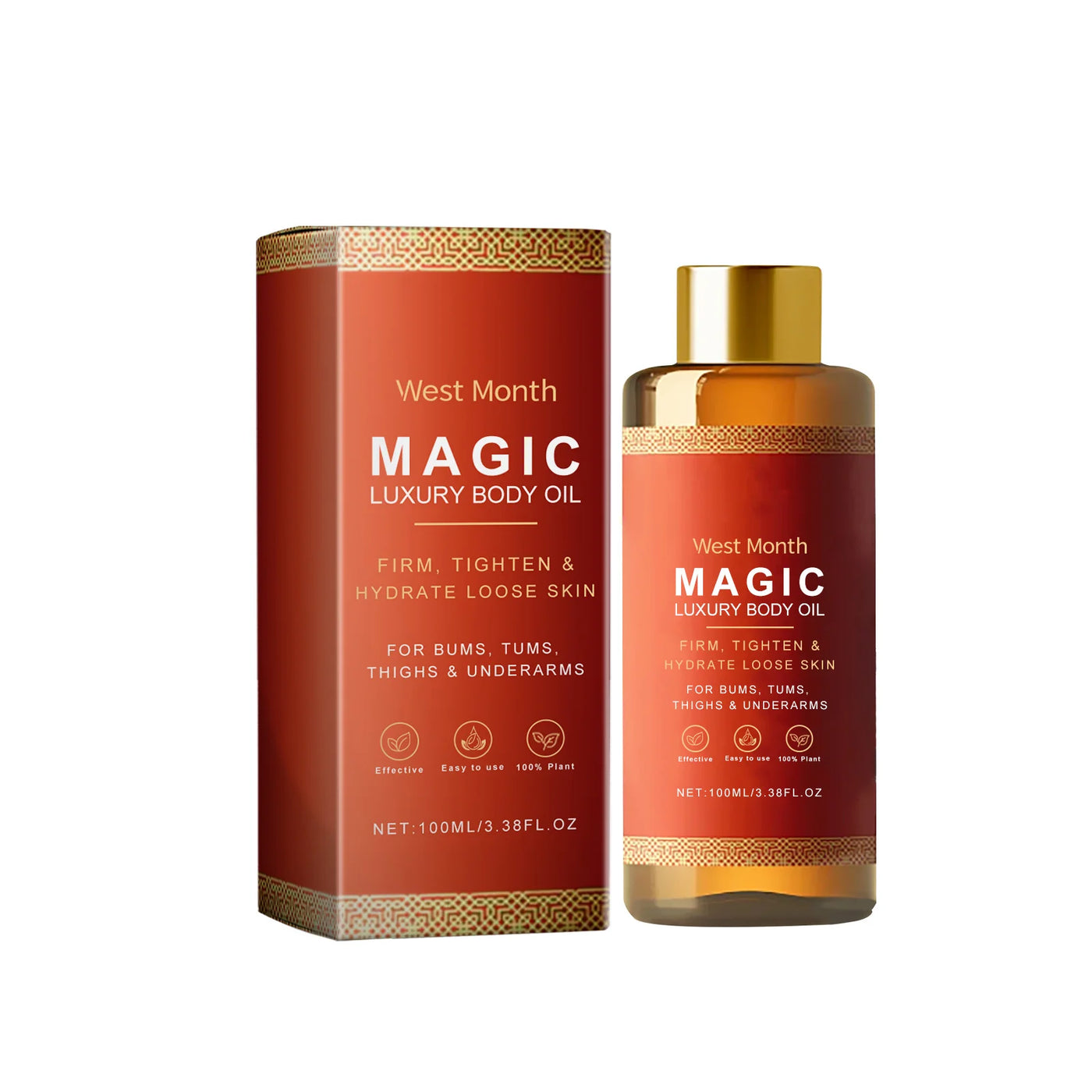 Deeply moisturizing luxury body oil. Firms, nourishes & repairs dry skin while softening chest, thighs & body for rejuvenation.