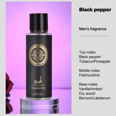 A refreshing 250ml fruity body mist with long-lasting fragrance. Natural, moisturizing spray that keeps skin fresh & scented.