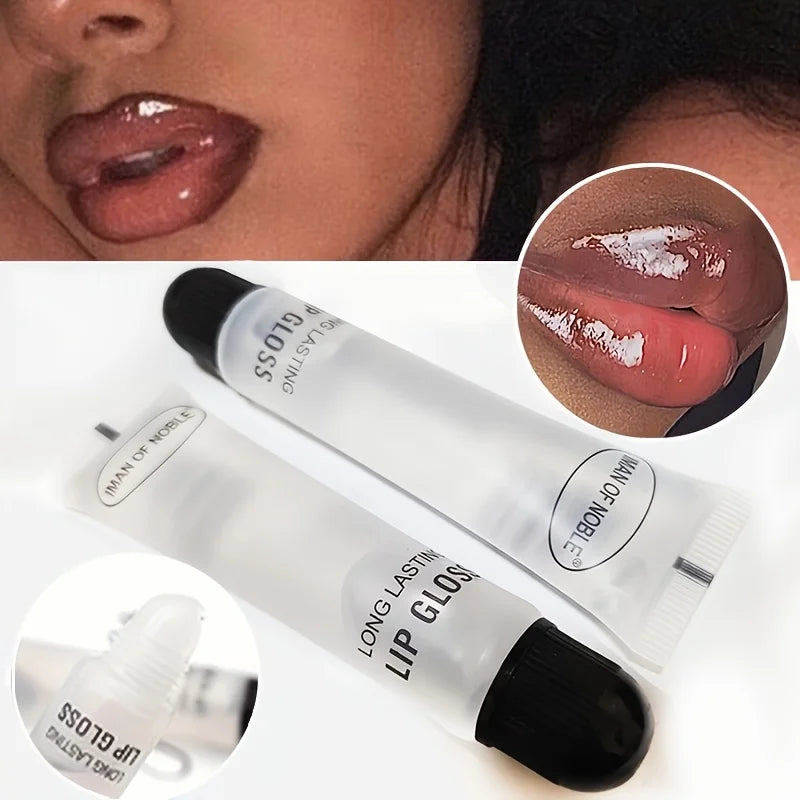 Frost Glow Cosmetics 5pcs Lip Gloss Set. Hydrating, non-sticky shine with moisturizing lip oil for smooth, glossy lips all day.