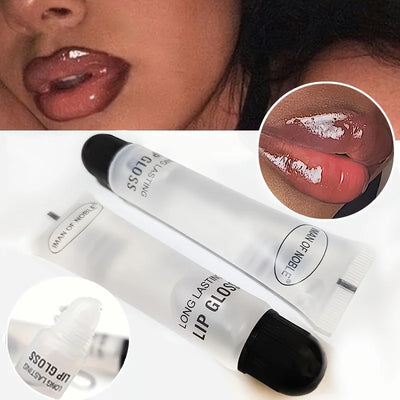 Frost Glow Cosmetics 5pcs Lip Gloss Set. Hydrating, non-sticky shine with moisturizing lip oil for smooth, glossy lips all day.