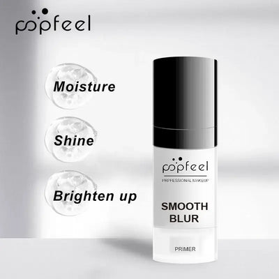 Frost Glow Cosmetics POPFEEL silky hydrating primer. Brightening, moisturizing, oil-control base for flawless, long-lasting makeup.