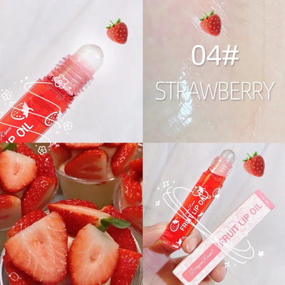 Frost Glow Cosmetics Lip Oil. Moisturizing shea fruit formula hydrates, softens & adds glossy color for healthy, dribbling lips.