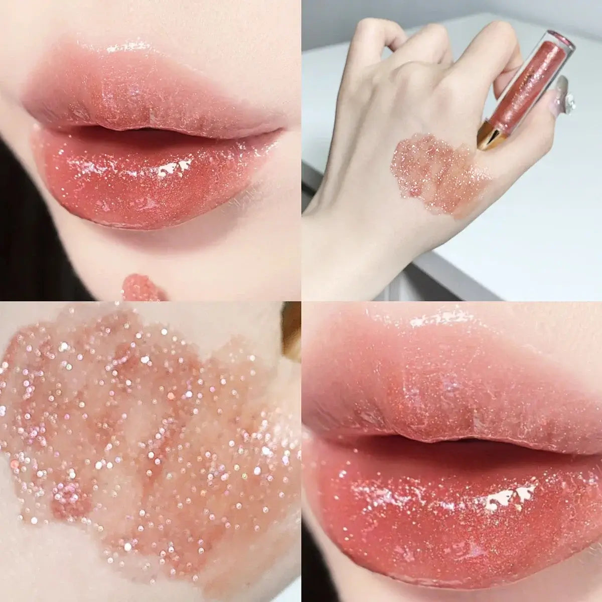 Frost Glow Cosmetics Lip Gloss hydrates, plumps & adds dazzling shine. Moisturizing oil glaze for smooth, pouty, sparkling lips.