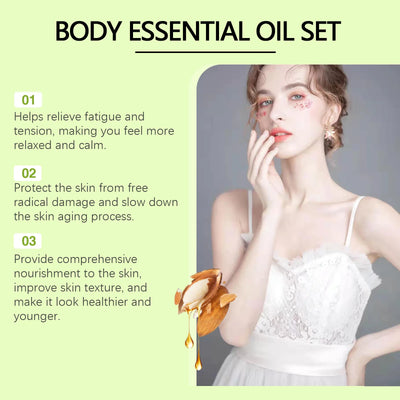 Relaxing body oil that relieves muscle soreness & fatigue. Moisturizing, firming & nourishing for smooth, radiant skin.