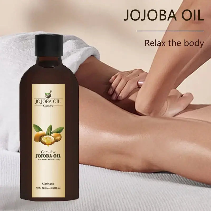 Organic jojoba oil for firming, moisturizing & smooth skin. Perfect for massage, spa & daily nourishing body care.