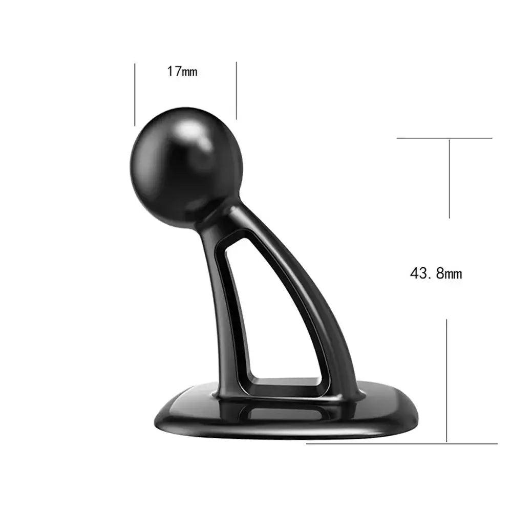 Frost Glow Cosmetics 17mm ball head phone holder base. Secure car dashboard mount for mobile phones, brackets & accessories.