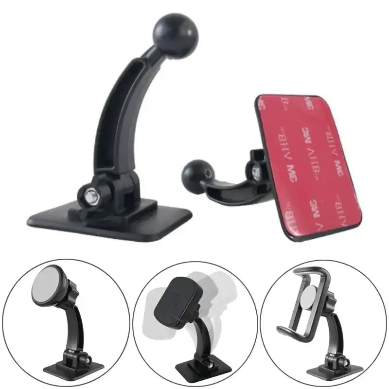 Frost Glow Cosmetics 17mm ball head phone holder base. Secure car dashboard mount for mobile phones, brackets & accessories.