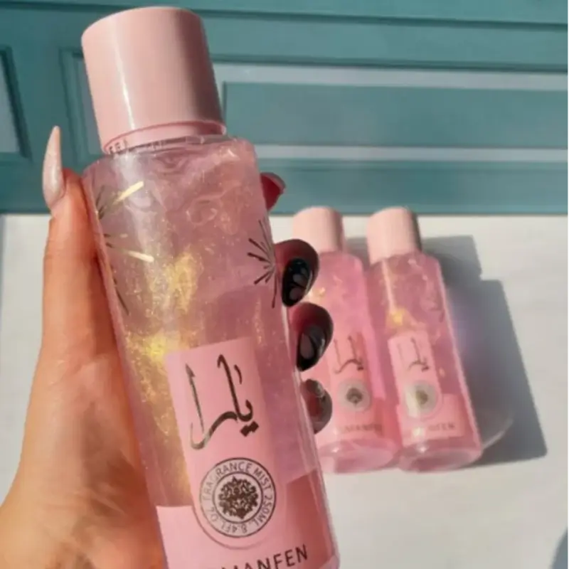 A refreshing 250ml fruity body mist with long-lasting fragrance. Natural, moisturizing spray that keeps skin fresh & scented.