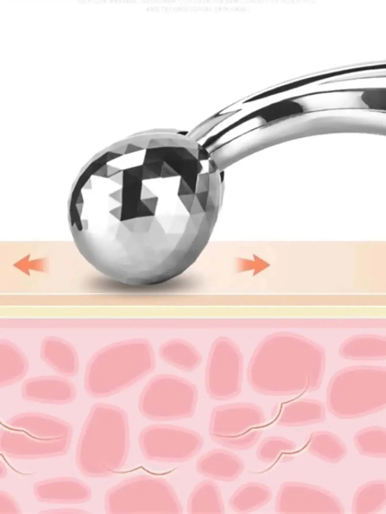 3D Y-shape face roller massager for lifting, tightening & wrinkle reduction. 360° rotation for face & body care. Shop Frost Glow Cosmetics skincare tools.