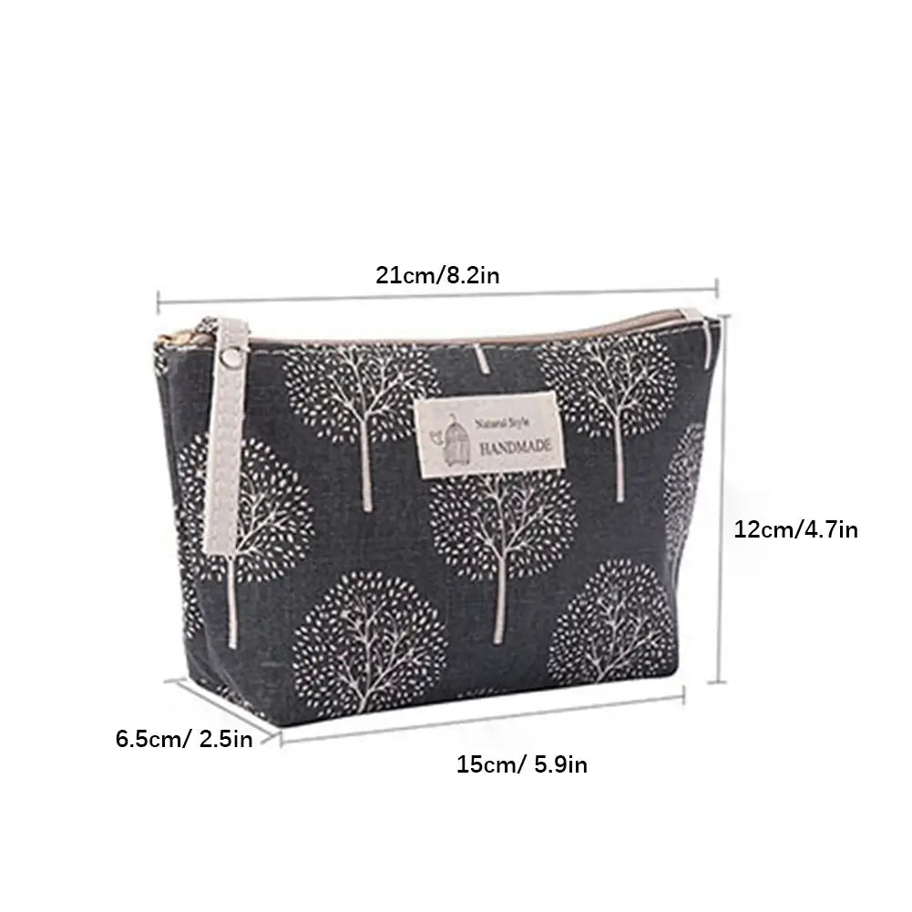 Stylish 3pcs cosmetic pouch set for girls. Portable, printed, and perfect for organizing makeup & accessories. Shop Frost Glow Cosmetics today!