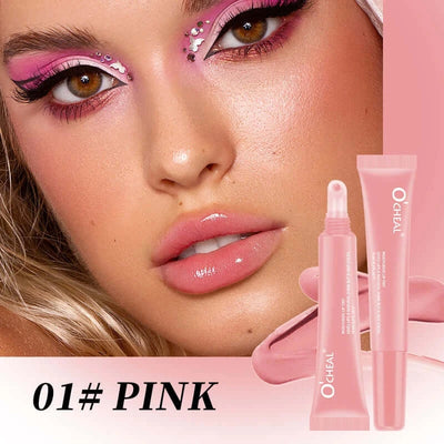 Frost Glow Cosmetics 4-Color Lip Gloss Set – Moisturizing, plumping, mirror-shine lip oils that smooth fine lines & enhance lips.