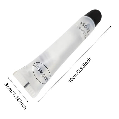 Frost Glow Cosmetics 5pcs Lip Gloss Set. Hydrating, non-sticky shine with moisturizing lip oil for smooth, glossy lips all day.