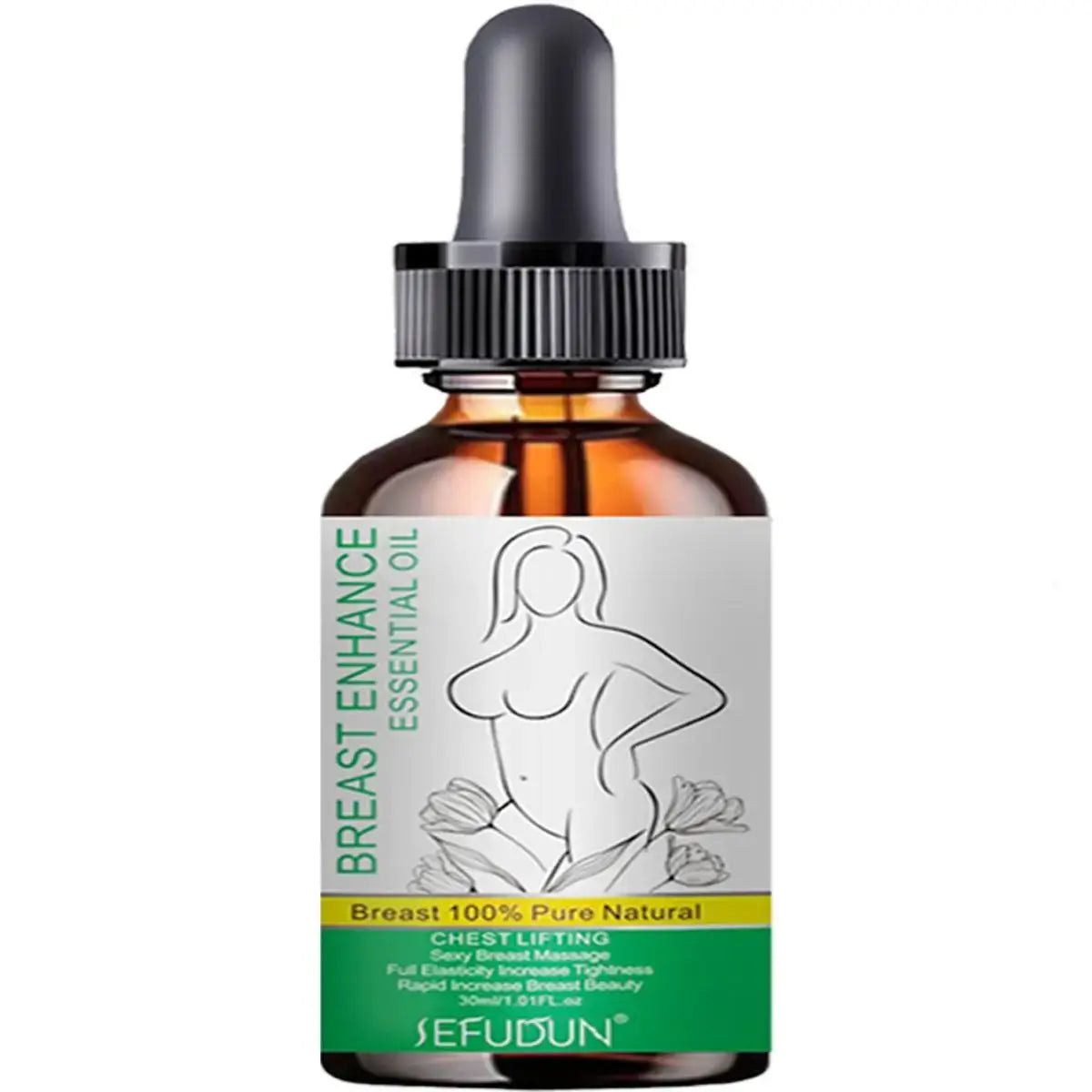 Nourishing breast enhancement oil that supports firmness, elasticity & natural growth. A body care essential for women’s confidence.