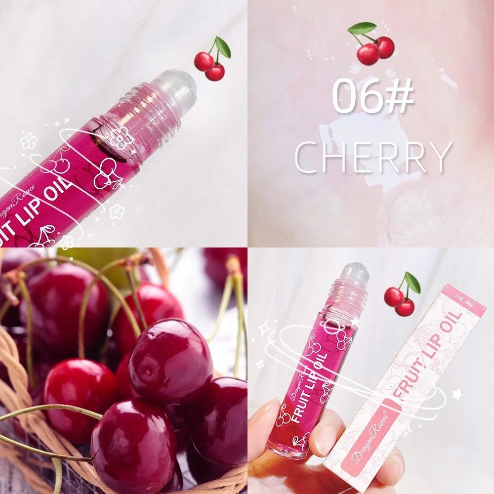 Frost Glow Cosmetics Lip Oil. Moisturizing shea fruit formula hydrates, softens & adds glossy color for healthy, dribbling lips.