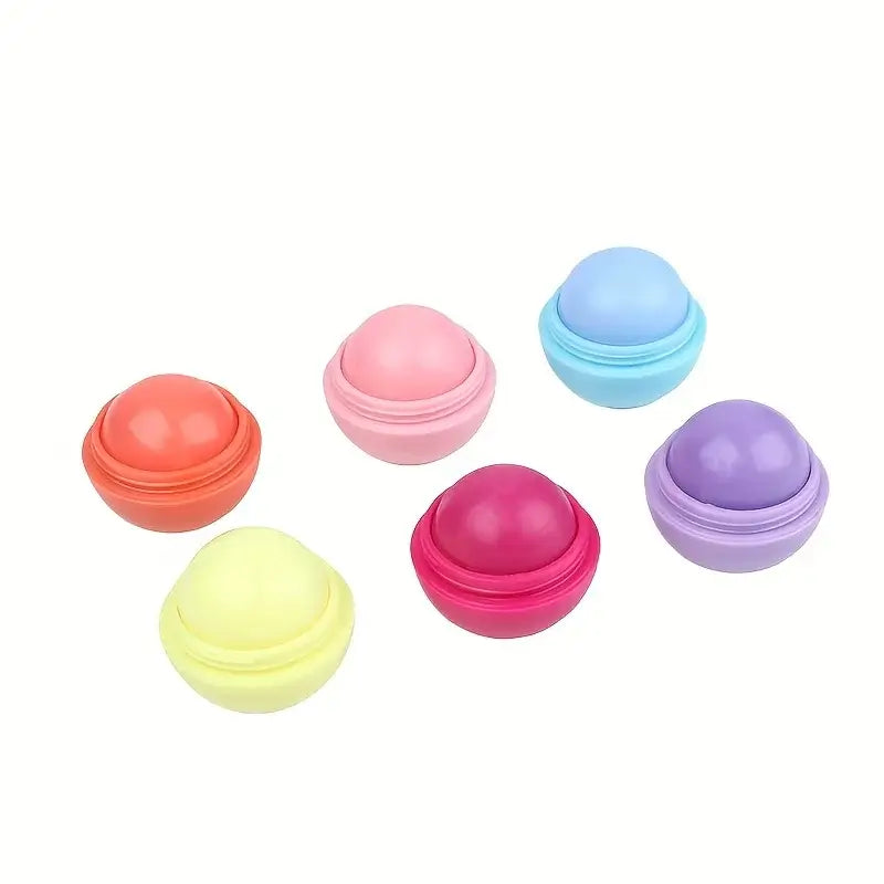 Frost Glow Cosmetics cute ball lip balm hydrates, soothes & plumps lips. Non-stick, long-lasting protection against dryness & frost cracks.