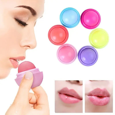 Frost Glow Cosmetics cute ball lip balm hydrates, soothes & plumps lips. Non-stick, long-lasting protection against dryness & frost cracks.
