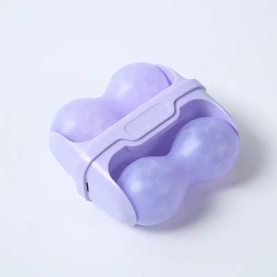 Dual-head ice roller for puffiness, migraines & skin tightening. Relieve tension & refresh your skin with Frost Glow Cosmetics beauty tools.