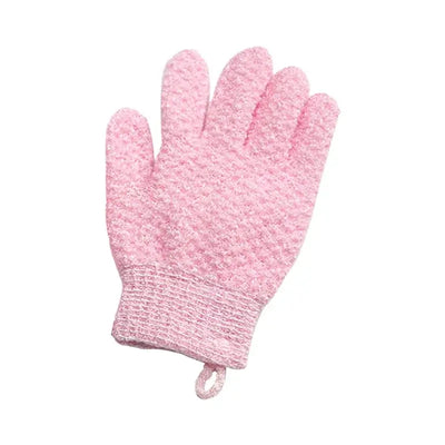 Exfoliating bath gloves for body & face. Improve circulation, remove dead skin & leave skin soft, smooth & refreshed.